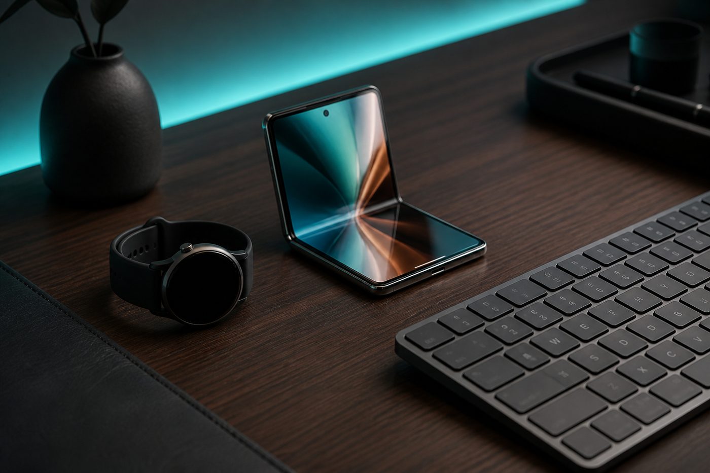 Technology meets design workspace